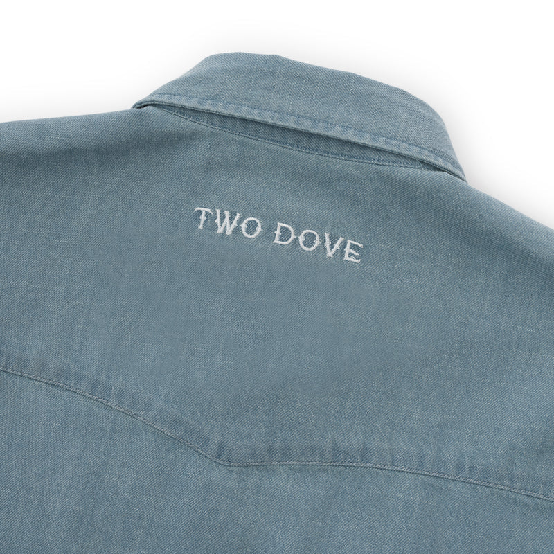 TWO DOVE OUTDOORS "THE KELBURG" DENIM SHORT SLEEVE