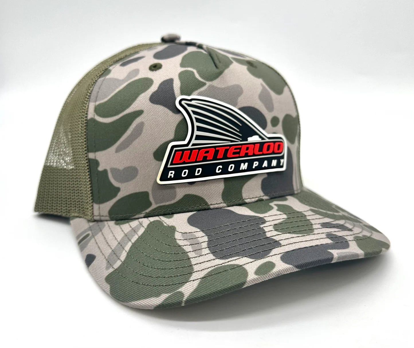 WATERLOO SALTWATER DUCK CAMO & CHARCOAL CAP