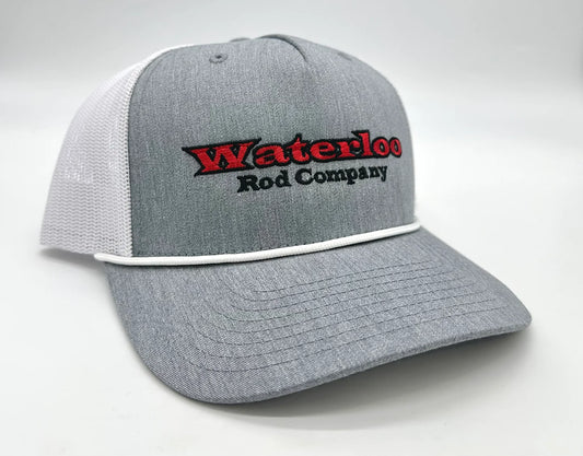 WATERLOO HEATHER GREY AND WHITE ROPE HAT