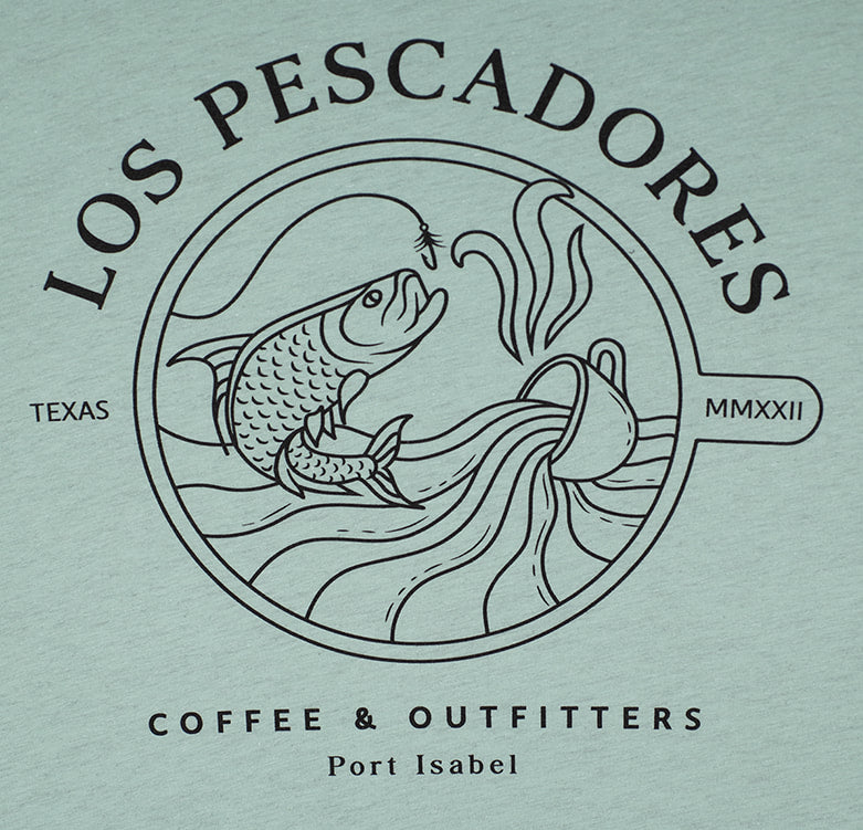 Cafe Logo T - Tropo Blue Heather